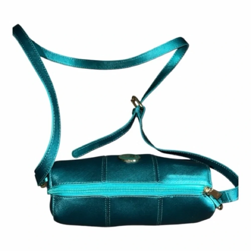 Joy Mangano Vibrant Teal Crossbody Bag